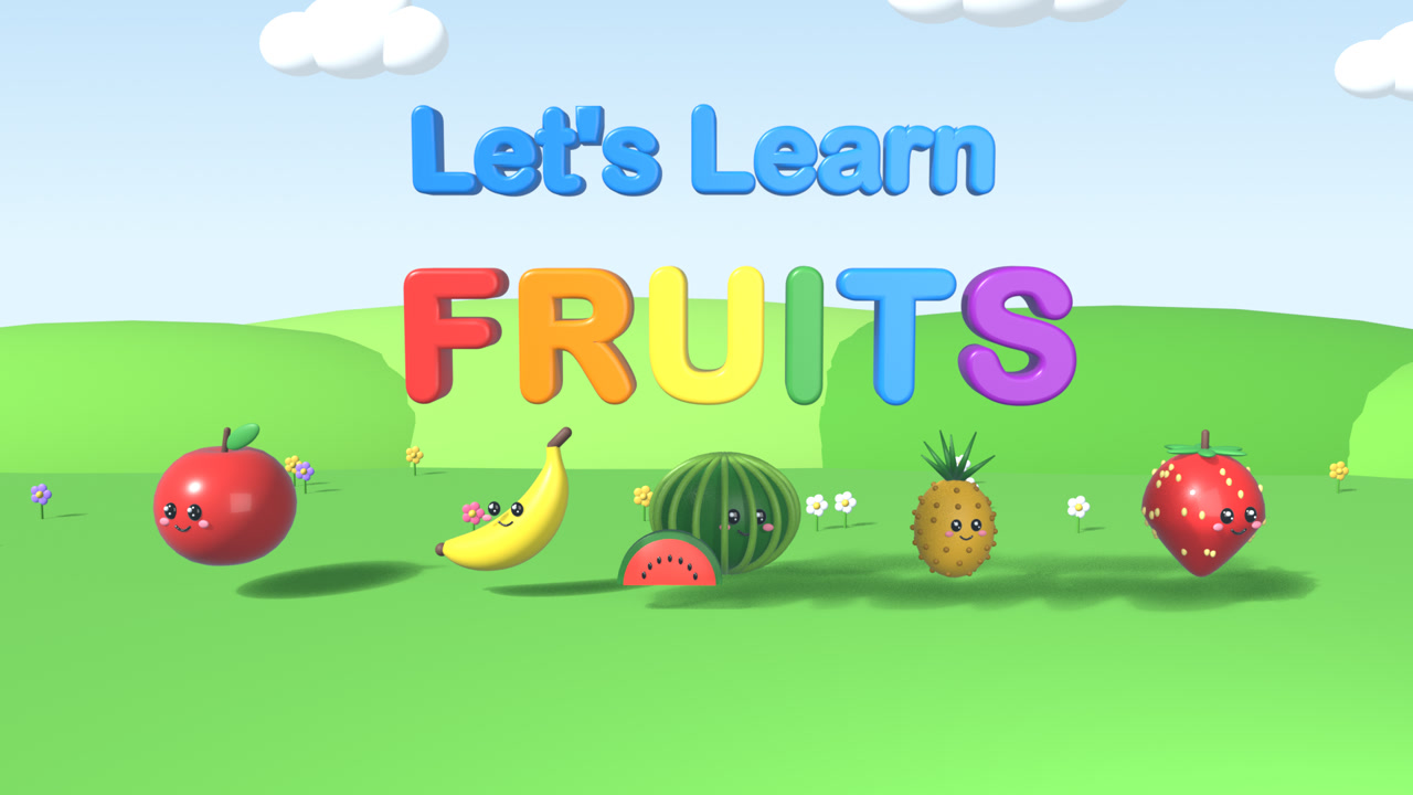Learn Fruits for Kids – Fruit Names & Spelling