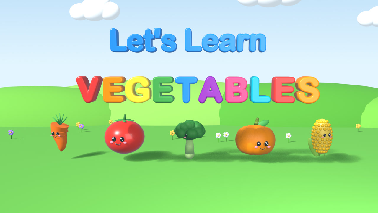 Learn Vegetables for Kids – Vegetable Names & Spelling