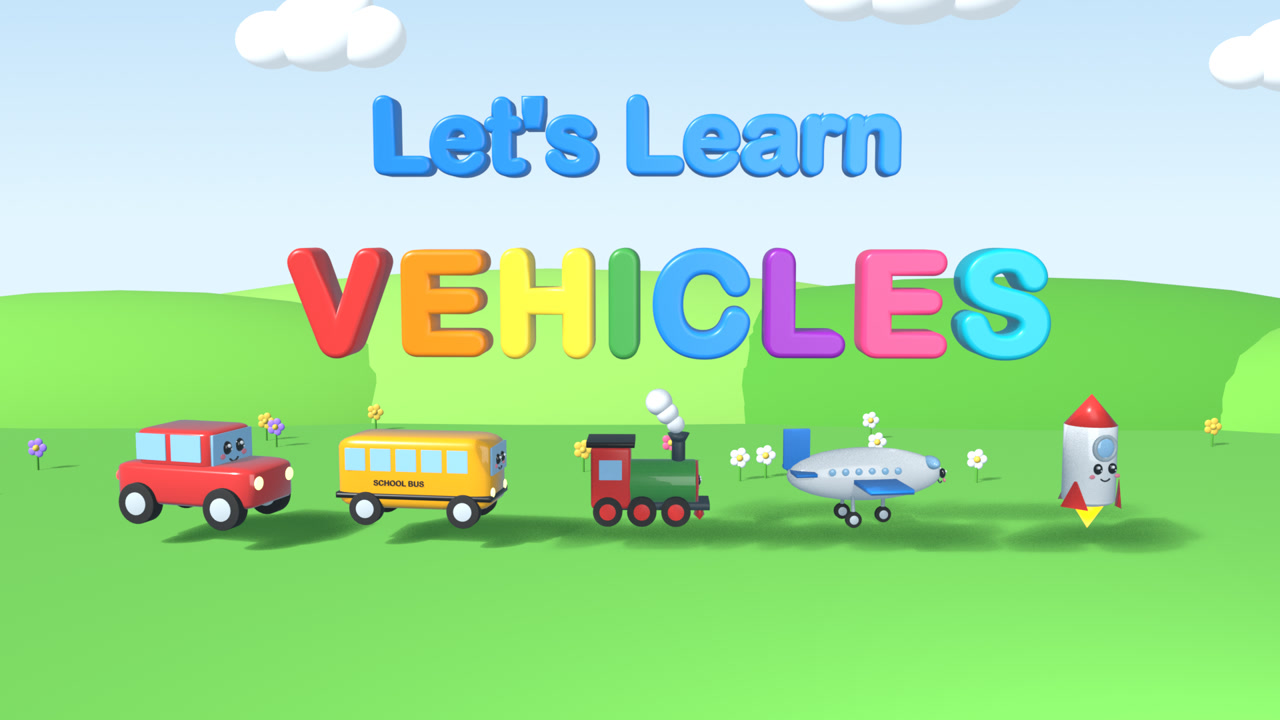 Learn Vehicles for Kids – Vehicle Names, Sounds & Spelling